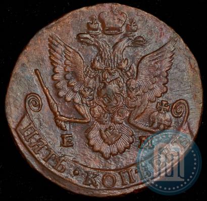 Picture 5 kopecks 1785 year ЕМ 