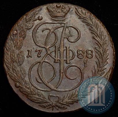 Фото 5 копеек 1788 года ЕМ 