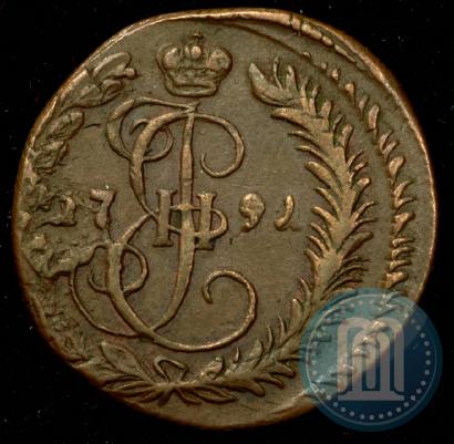 Фото Денга 1791 года КМ 