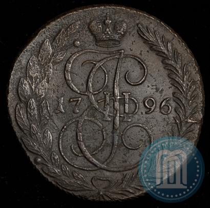 Фото 5 копеек 1796 года ЕМ "Павловский перечекан"