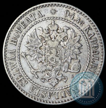 Picture 1 markka 1864 year S 