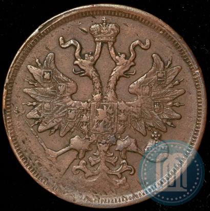 Фото 5 копеек 1865 года ЕМ 