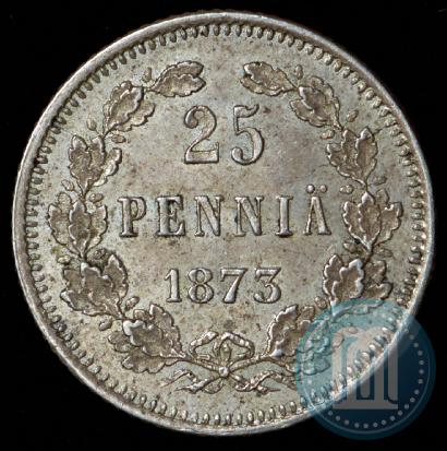 Picture 25 pennia 1873 year S 