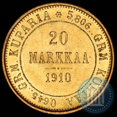 Picture 20 markkaa 1910 year L 