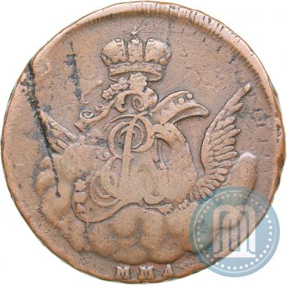 Picture 1 kopeck 1755 year ММД 