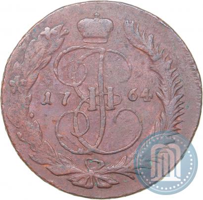 Picture 5 kopecks 1764 year ММ 