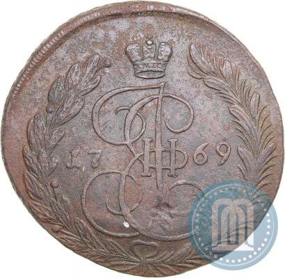 Фото 5 копеек 1769 года ЕМ 