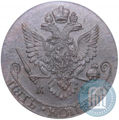Picture 5 kopecks 1787 year КМ 