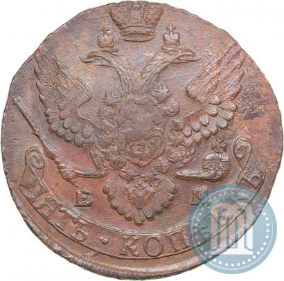 Picture 5 kopecks 1794 year ЕМ 