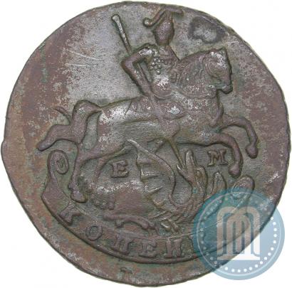 Picture 1 kopeck 1796 year ЕМ 