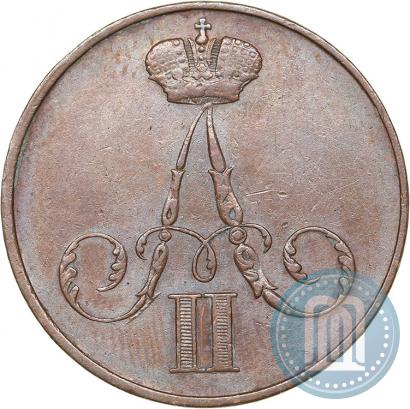 Picture 1 kopeck 1856 year ВМ 