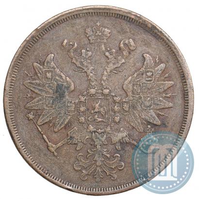 Фото 2 копейки 1859 года ЕМ 
