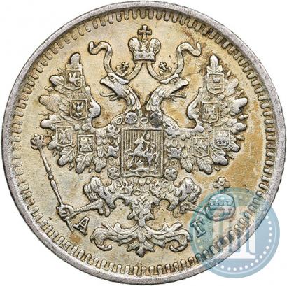 Фото 5 копеек 1889 года СПБ-АГ 