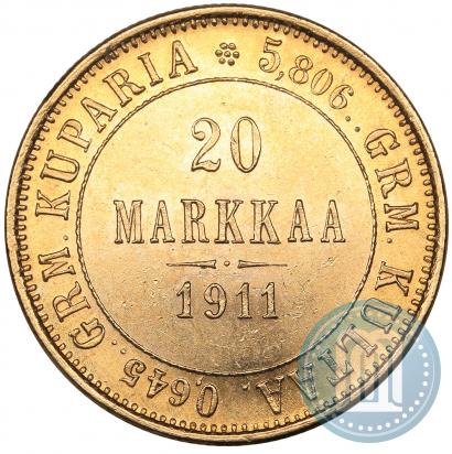 Picture 20 markkaa 1911 year L 