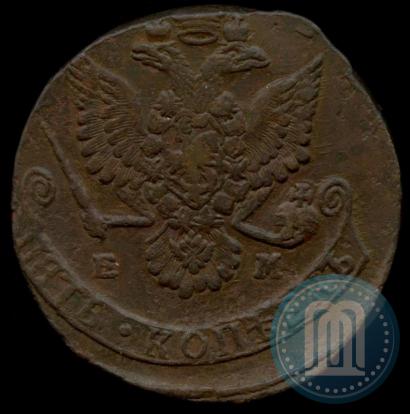 Фото 5 копеек 1780 года ЕМ 