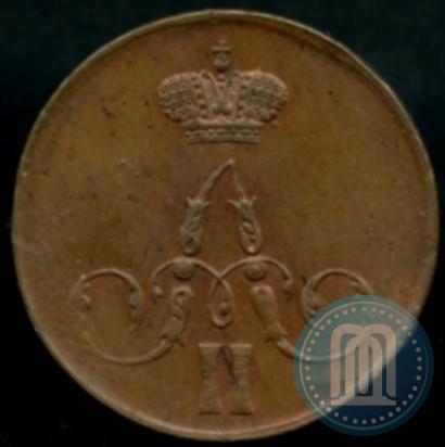 Picture 1 kopeck 1856 year ЕМ 