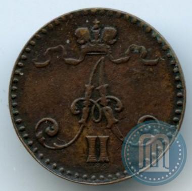 Фото 1 пенни 1864 года  