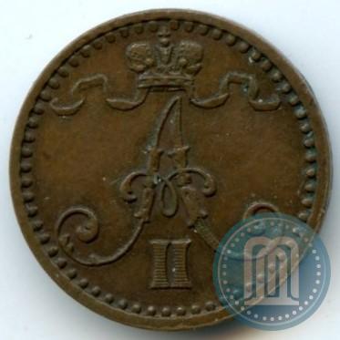 Picture 1 penni 1865 year  