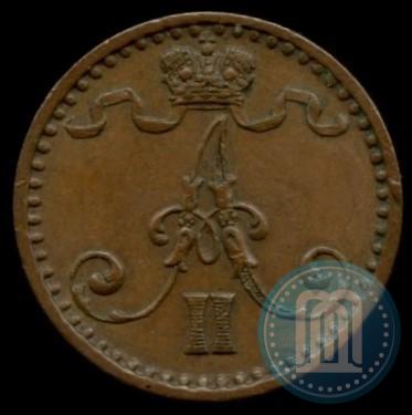 Picture 1 penni 1871 year  