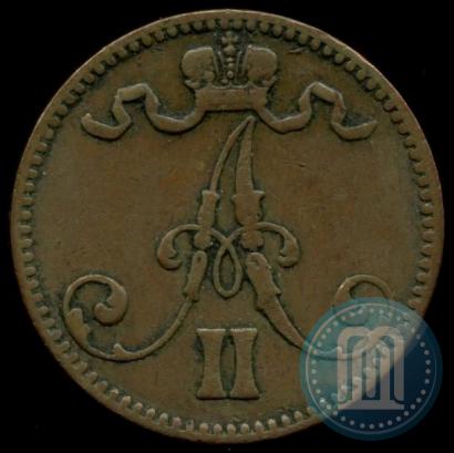 Фото 5 пенни 1870 года  