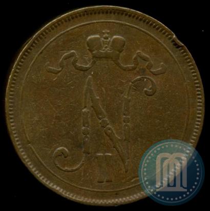 Picture 10 pennia 1898 year  