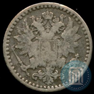 Picture 25 pennia 1866 year S 