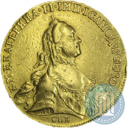 Picture 10 roubles 1762 year СПБ 