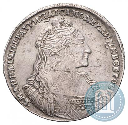 Фото 1 рубль 1736 года  "Тип 1735 года"