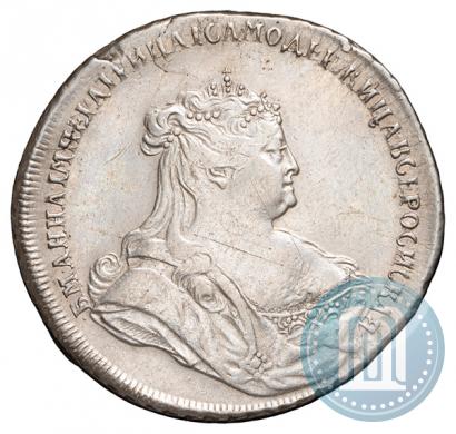 Picture 1 rouble 1738 year  "Petersburg type"