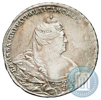 Picture 1 rouble 1738 year  "Moscow type"