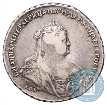 Picture 1 rouble 1739 year СПБ "Petersburg type"