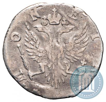 Picture 4 kopecks 1757 year  "For Livonia"