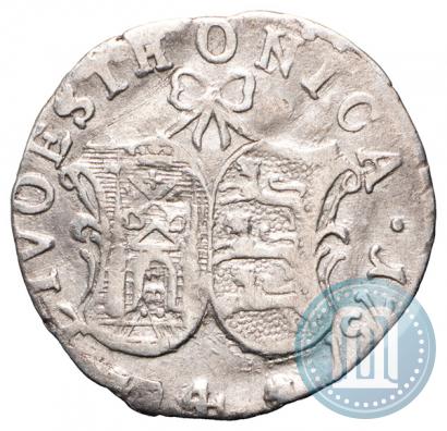 Picture 4 kopecks 1757 year  "For Livonia"