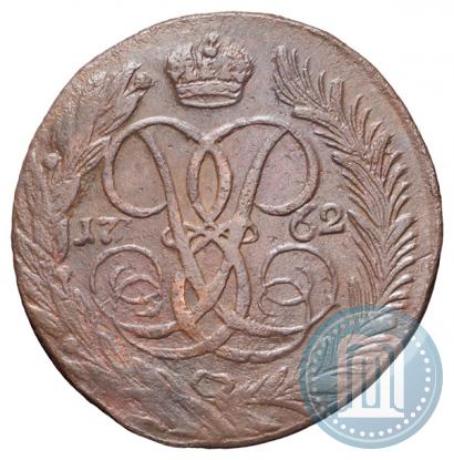 Picture 5 kopecks 1762 year  