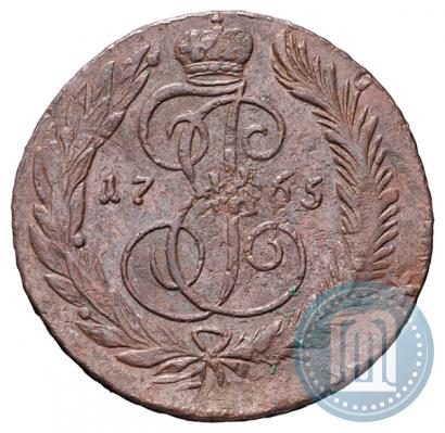 Фото 5 копеек 1765 года СПМ 