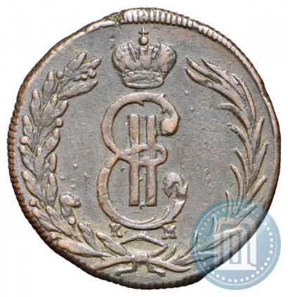 Фото 2 копейки 1772 года КМ 