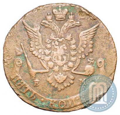 Picture 5 kopecks 1779 year ЕМ 