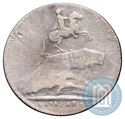 Picture Token Coin 1782 year  "Monument to Peter the Great in Saint-Petersburg"