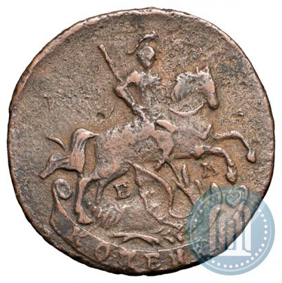 Picture 1 kopeck 1789 year ЕМ 