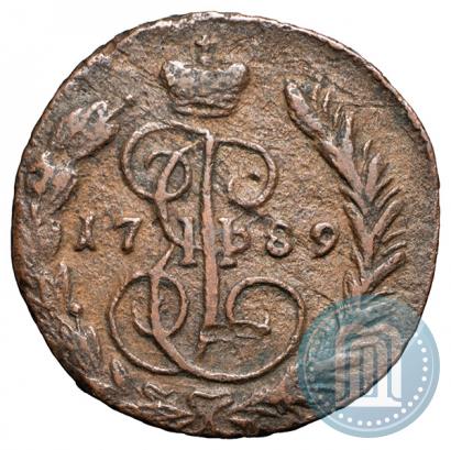 Picture 1 kopeck 1789 year ЕМ 