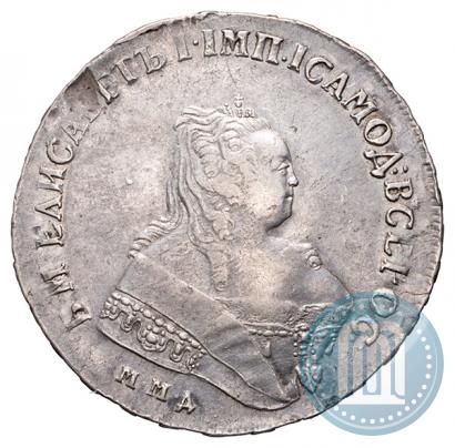 Picture 1 rouble 1750 year ММД 
