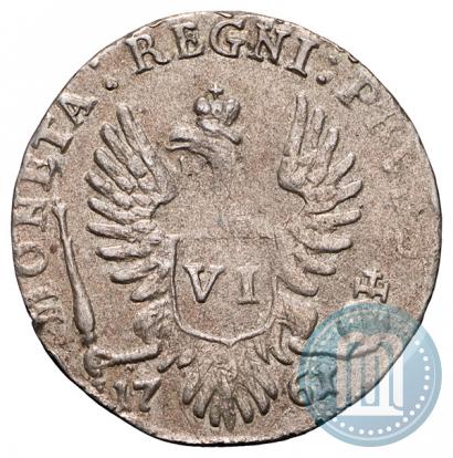 Picture 6 groszy 1761 year  