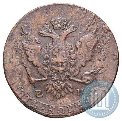 Picture 5 kopecks 1763 year ЕМ 