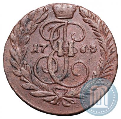 Фото 2 копейки 1763 года ММ 