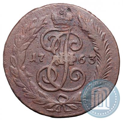 Picture 2 kopecks 1763 year СПМ 