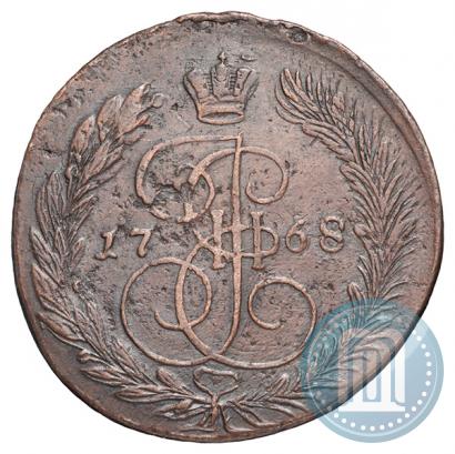 Фото 5 копеек 1768 года ЕМ 