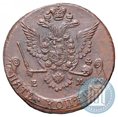 Фото 5 копеек 1778 года ЕМ 