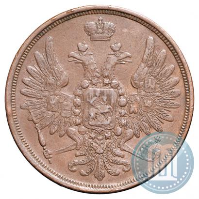 Picture 3 kopecks 1854 year ЕМ 