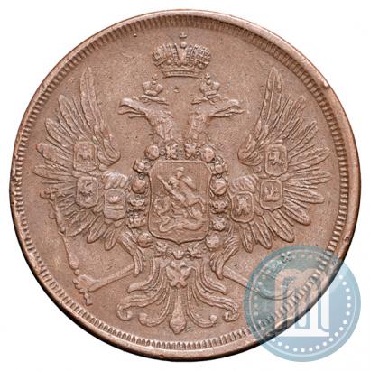 Picture 2 kopecks 1855 year ЕМ 