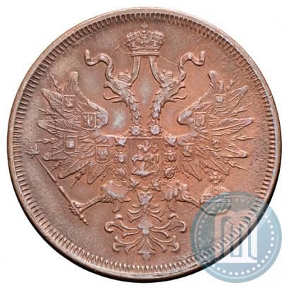 Picture 5 kopecks 1864 year ЕМ 